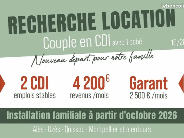 🏡 Famille en CDI recherche son futur chez-soi