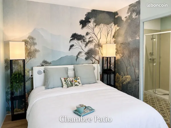 Coliving premium centre Luçon 3 chambres plein-pied meublé