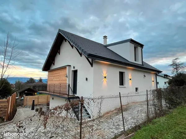 House-Apartment with Garden 4 bedrooms ,15 min from Geneva, Huge terrace, Mont Blanc views