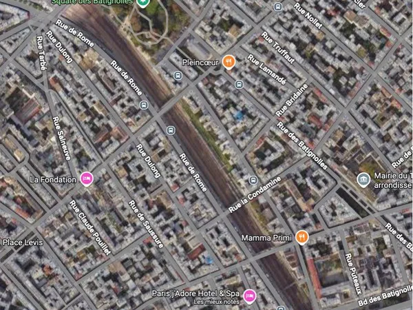 Local commercial Paris 17eme secteur Rome / Batignolles