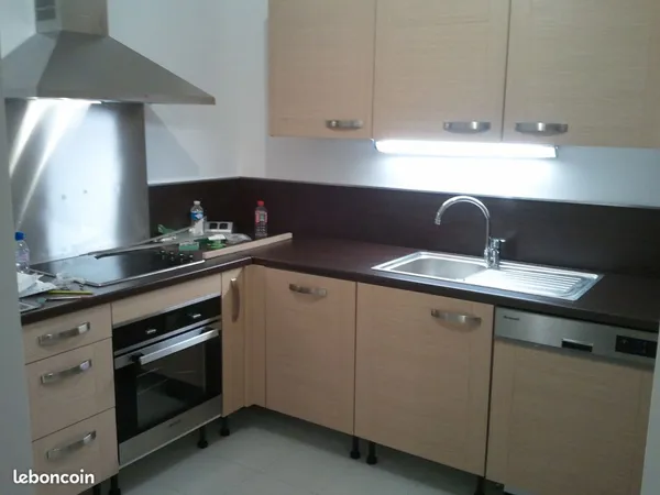3 pièces 62m² cuisine équipée