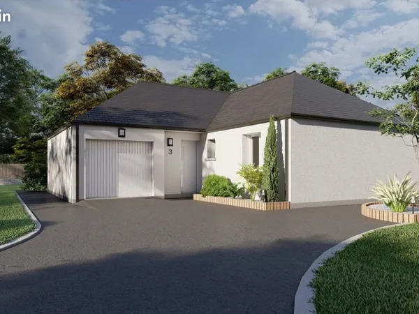 Projet de construction d'une maison 71.42 m² avec terrain à MERDRIGNAC (22)