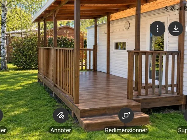 Vends mobil-home sur emplacement camping