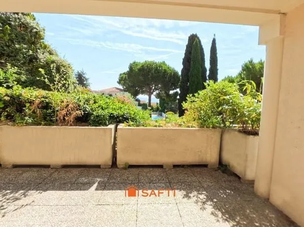 QUARTIER DE L'ARCHET  LUMINEUX 2 PIÈCES AVEC TERRASSE  49,38 M2