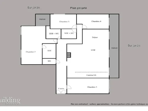 Appartement 6 pièces 146 m²