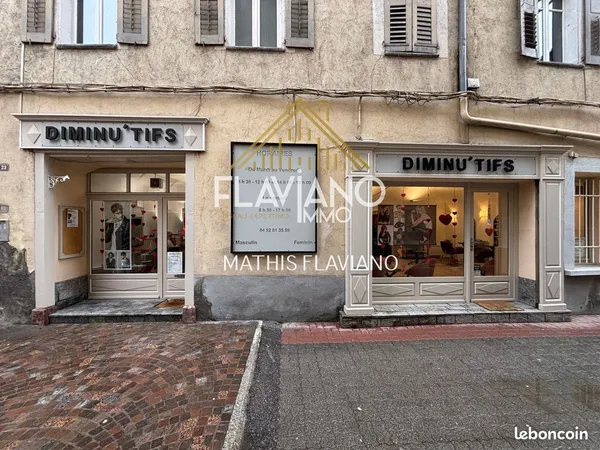Fonds de commerce, salon de coiffure 79 m² Barcelonnette
