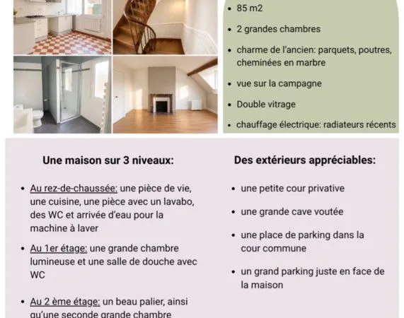 Maison de ville à louer