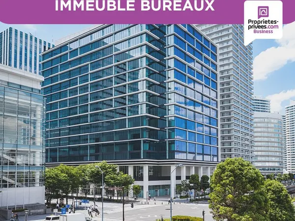 Mulhouse centre, emplacement stratègique, immeuble de bureaux loués, 648 m2 en R+2, monopropriété