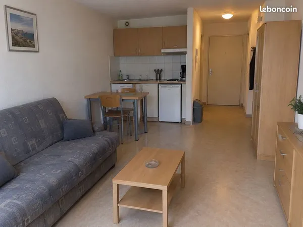 Studio meublé toutes charges comprises