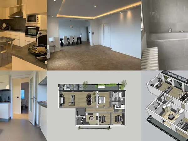 Appartement 136 m² avec terrasse, balcons et parking - Mulhouse centre