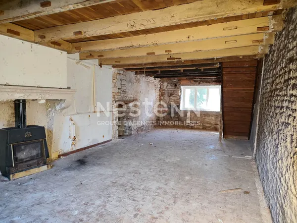 Maison en pierre à rénover -148 m² de potentiel, cave voûtée et 2 659 m² de terrain à Crenay