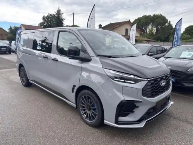 Ford Custom transit  fg 320 l2h1 2.5 duratec 232ch hybride recheargeable cabine approfondie ms-rt cvt — photo 3