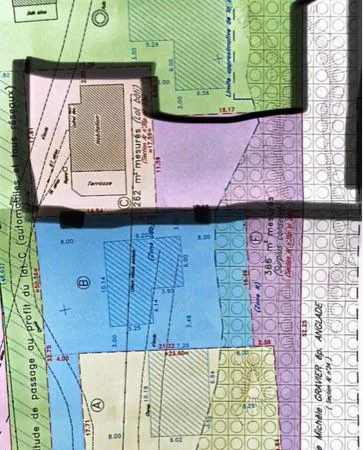 Terrain constructible avec habitation