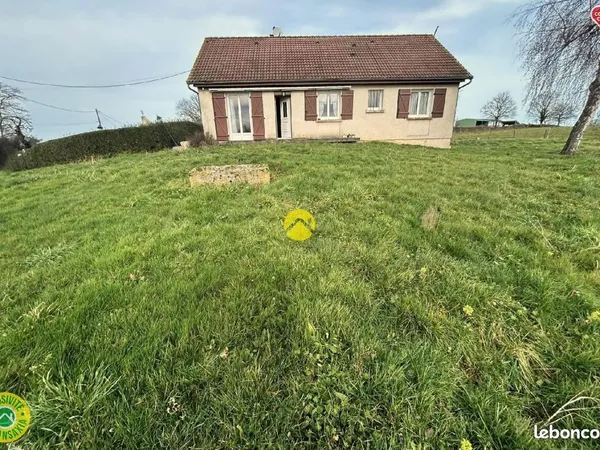 Maison sur sous sol avec 2 garages