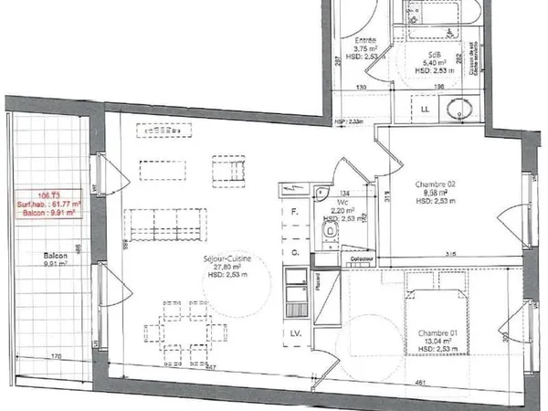 Appartement T3