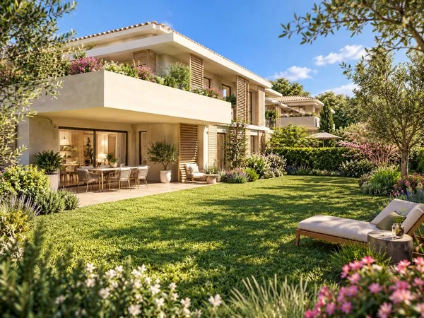 T2 AVEC GRAND JARDIN LIVREE - CENTRE D'AIX A PIED