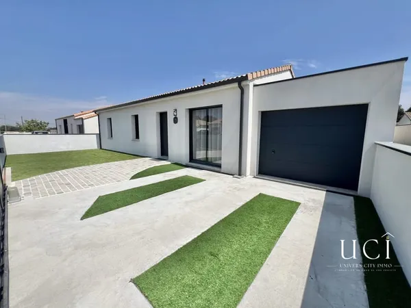 Maison contemporaine de plain-pied, au calme et sans vis à vis