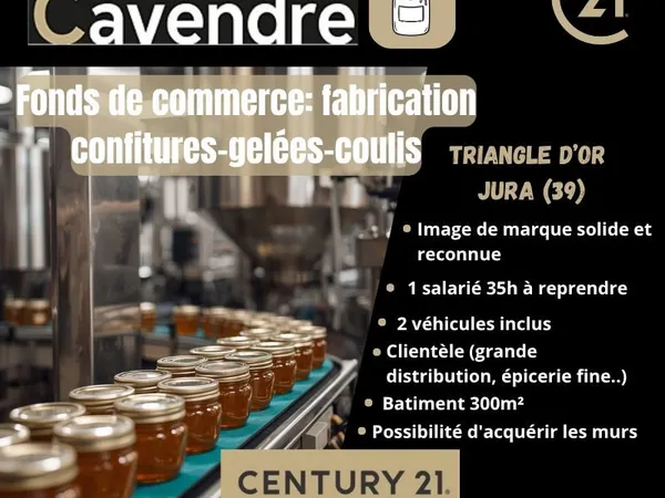 Fonds de commerce 410 m² LONS LE SAUNIER