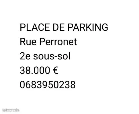 Rue Perronet parking