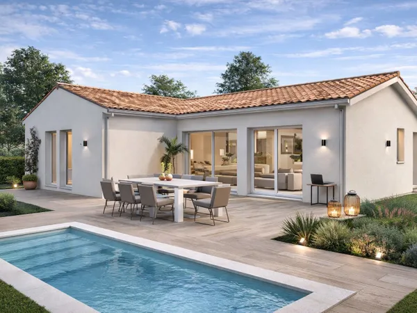Projet de construction d'une maison 95 m² avec terrain à LES MATHES (17)