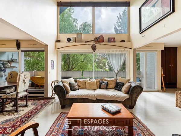 Triplex à rénover, dernier étage avec terrasse et loggia