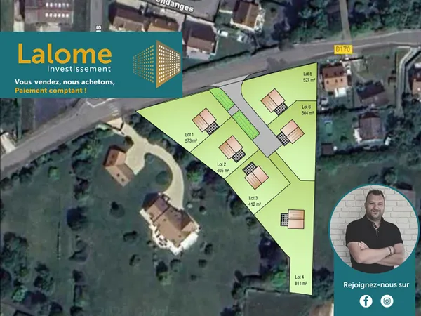 Terrain en lotissement 527 m²