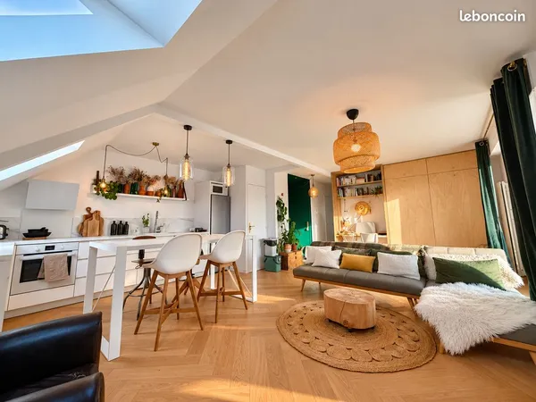 Appartement 2 pièces 57 m²