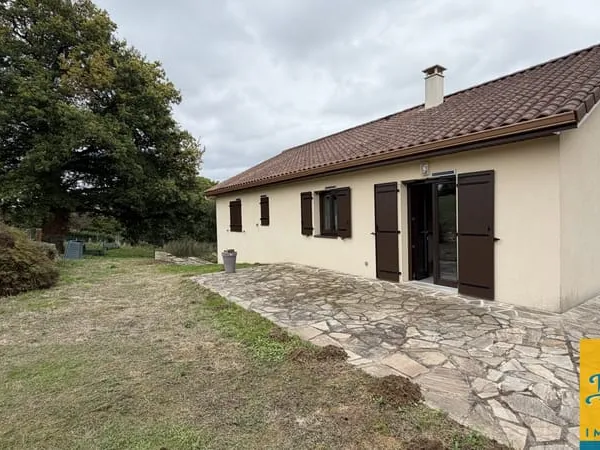 A louer : belle maison neuve avec jardin