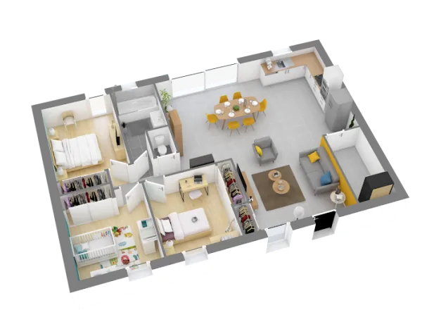 Maison neuve 4 pièces 90 m²