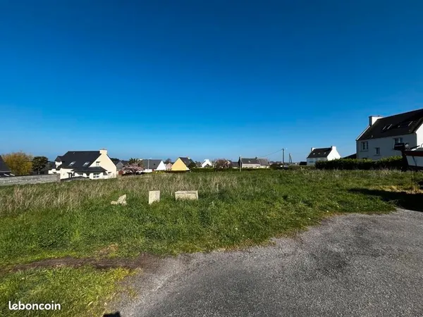 Terrain 580 m² Ploudalmezeau