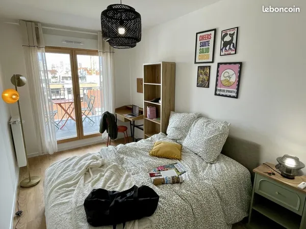 Chambre 1 pièce 11 m²