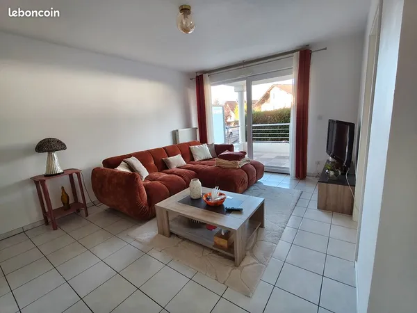MONSWILLER - F3 de 69 m² avec terrasse, cave et place de parking