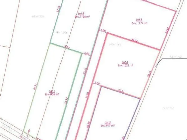 Terrain 917 m²
