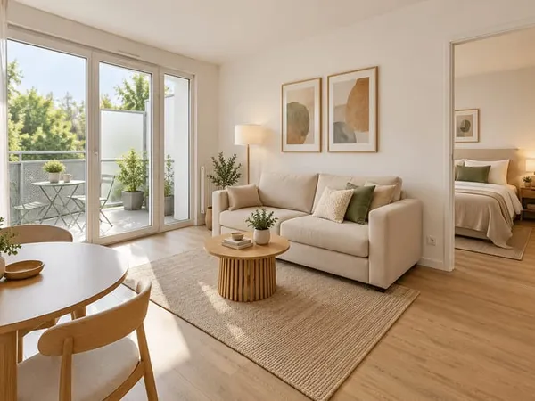 Appartement 2 pièces 38 m²