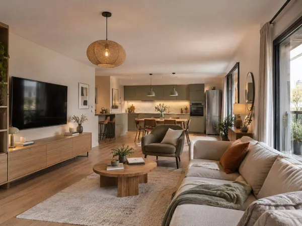 Appartement 3 pièces 63 m²