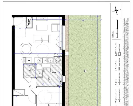 Appartement 3 pièces 63 m²