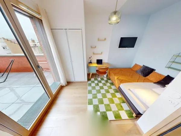 Studio 1 pièce 19 m²