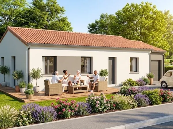 Projet de construction d'une maison 90 m² avec terrain à JUICQ (17)