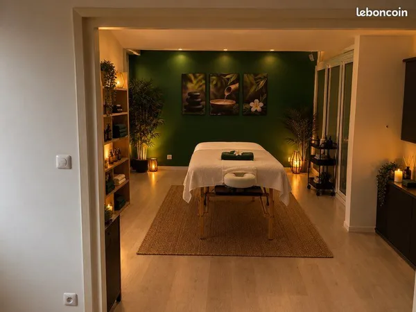 Salon de massage aménagée