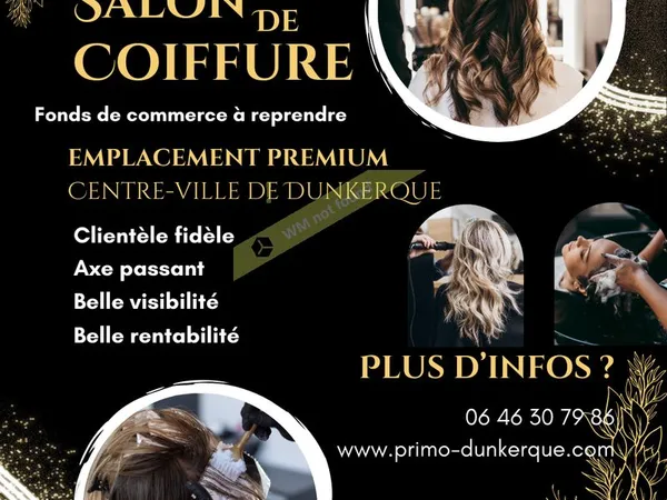 Salon de coiffure 91 m² Dunkerque