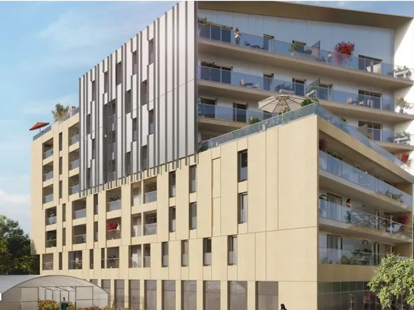 T2 neuf de 46 m² avec loggia quartier gare