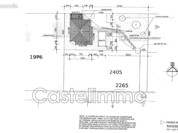 Terrain 1057 m² Saint-Nicolas-de-la-Grave
