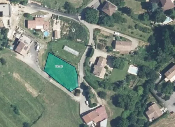 Terrain 969 m²