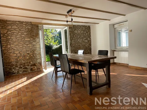 A LOUER - Charmante maison T3 en pierres meublée avec jardin à Brech