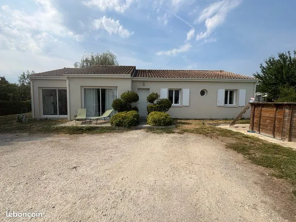 Maison familiale de plain pied 130m2 habitable