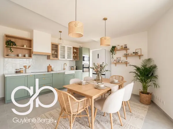 Appartement T3 de 67m2 avec Jardin, Terrasse de 71.4m2 et Pi