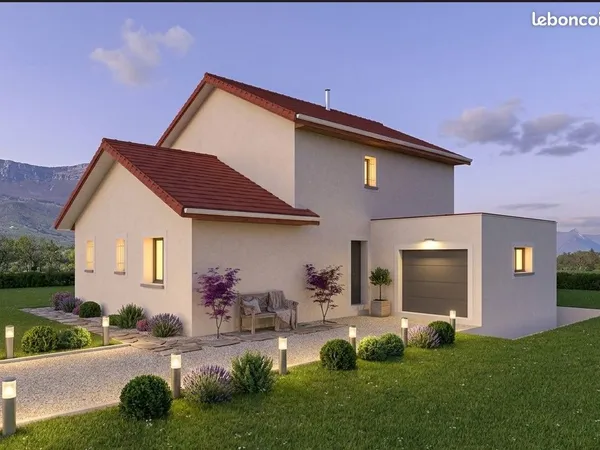 Projet de construction d'une maison 138 m² avec terrain à VEUREY-VOROIZE (38)