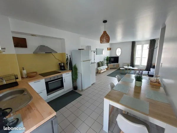 Grand appartement meublé 99 m² - 5 chambres - Courdimanche