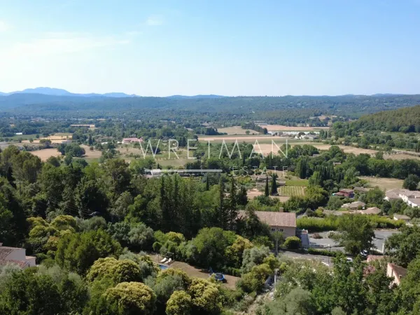 Terrain Callian avec vue panoramique