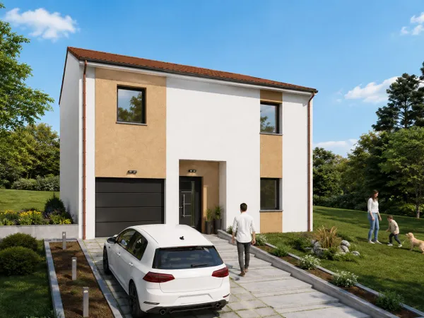 Terrain + maison 117 m²